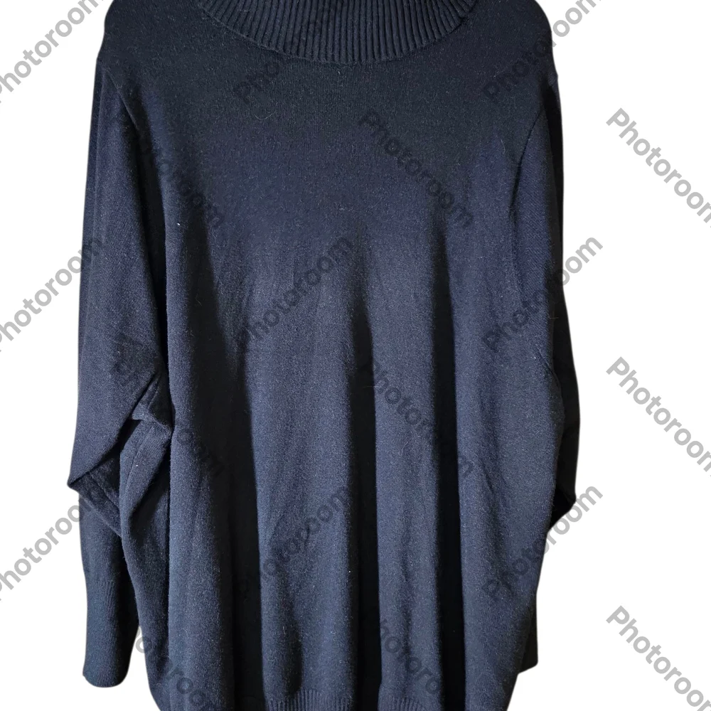 NWT Size 6 Torrid Black Turtleneck Sweater - Picture 3 of 4